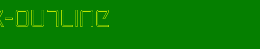 Tracer-Outline.ttf类型，T字母英文