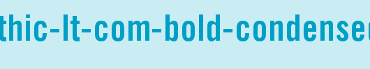 Trade-Gothic-LT-Com-Bold-Condensed-No.20.ttf类型，T字母英文