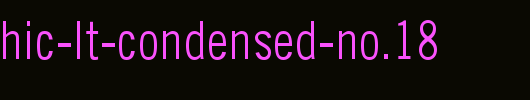 Trade-Gothic-LT-Condensed-No.18.ttf类型，T字母英文