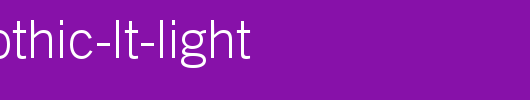 Trade-Gothic-LT-Light.ttf类型，T字母英文