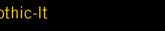 Trade-Gothic-LT.ttf类型，T字母英文