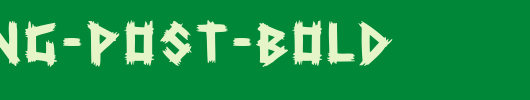 Trading-Post-Bold.ttf类型，T字母英文