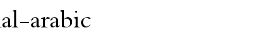 Traditional-Arabic.ttf类型，T字母英文