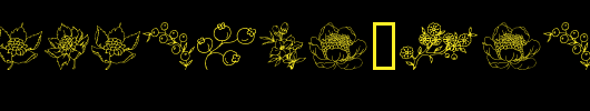 Traditional-Floral-Design.ttf类型，T字母英文
