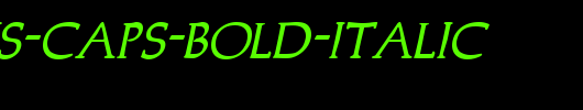 Trajans-Caps-Bold-Italic.ttf类型，T字母英文