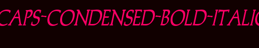 Trajans-Caps-Condensed-Bold-Italic.ttf类型，T字母英文