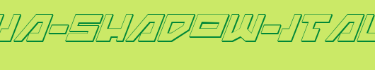 Trajia-Shadow-Italic.ttf类型，T字母英文