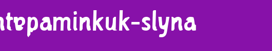 TrampaIntePaMinKuk-Slyna.ttf类型，T字母英文