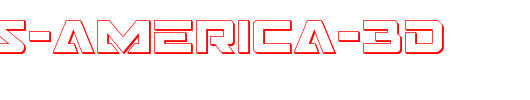 Trans-America-3D.ttf类型，T字母英文