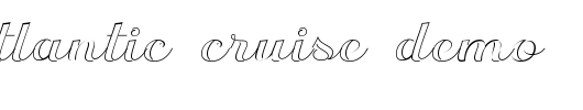 Transatlantic-Cruise-Demo.ttf类型，T字母英文