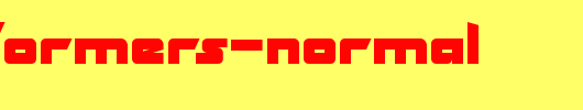 Transformers-Normal.ttf类型，T字母英文