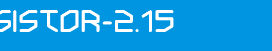 Transistor-2.15.ttf类型，T字母英文