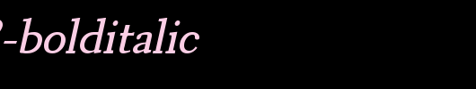 Transit-2-BoldItalic.ttf类型，T字母英文