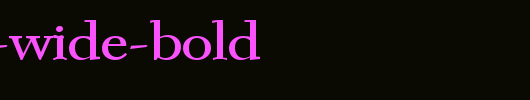 Transit-Wide-Bold.ttf类型，T字母英文