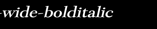Transit-Wide-BoldItalic.ttf类型，T字母英文