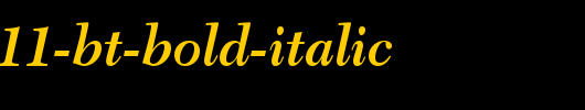 Transit511-BT-Bold-Italic.ttf类型，T字母英文