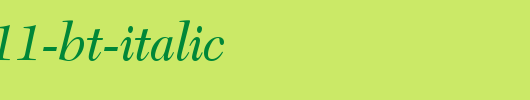 Transit511-BT-Italic.ttf类型，T字母英文