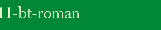 Transit511-BT-Roman.ttf类型，T字母英文