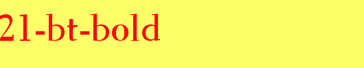 Transit521-BT-Bold.ttf类型，T字母英文