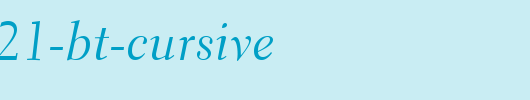 Transit521-BT-Cursive.ttf类型，T字母英文