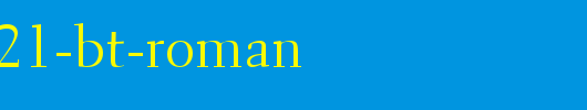 Transit521-BT-Roman.ttf类型，T字母英文