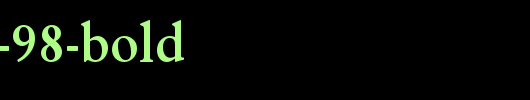 Translit-98-Bold.ttf类型，T字母英文