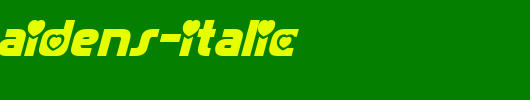 Transmaidens-Italic.ttf类型，T字母英文