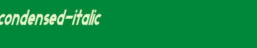 Transmetals-Condensed-Italic.ttf类型，T字母英文