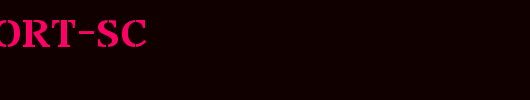 Transport-SC.ttf类型，T字母英文