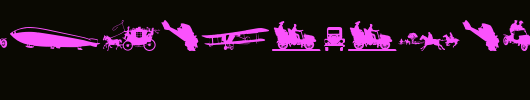 Transportation-Dings.ttf类型，T字母英文