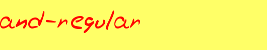 TrasksHand-Regular.ttf类型，T字母英文