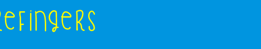 TreasureFingers.ttf类型，T字母英文