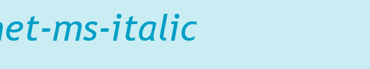 Trebuchet-MS-Italic.ttf类型，T字母英文