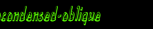 TreehouseCondensed-Oblique.ttf类型，T字母英文