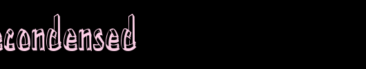 TreehouseCondensed.ttf类型，T字母英文