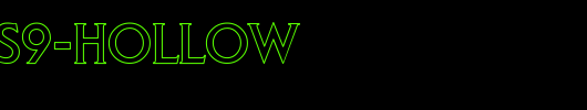 Trek-DS9-Hollow.ttf类型，T字母英文