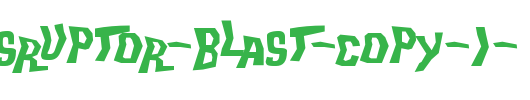 Trek-Disruptor-Blast-copy-1-.ttf类型，T字母英文