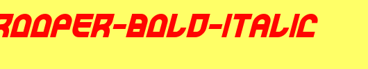 Trek-Trooper-Bold-Italic.ttf类型，T字母英文