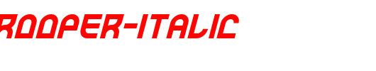 Trek-Trooper-Italic.ttf类型，T字母英文