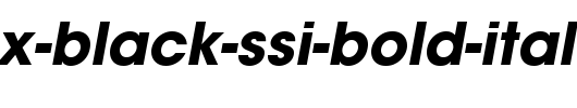 Trendex-Black-SSi-Bold-Italic.ttf类型，T字母英文