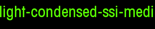 Trendex-Light-Condensed-SSi-Medium-Condensed.ttf类型，T字母英文