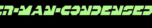 Trigger-Man-Condensed-Italic.ttf类型，T字母英文