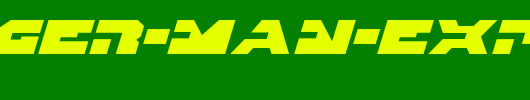 Trigger-Man-Expanded-Italic.ttf类型，T字母英文
