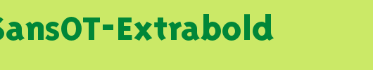 TriplexSansOT-Extrabold_英文字体
