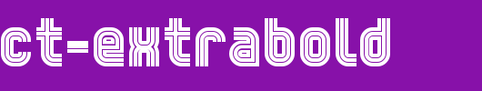 Trisect-ExtraBold.ttf类型，T字母英文