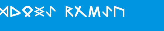 Trondheim-Norma.ttf类型，T字母英文