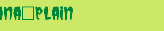 Tropicana-Plain.ttf类型，T字母英文