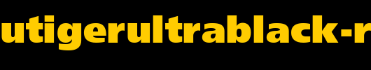 TrueFrutigerUltraBlack-Regular.ttf类型，T字母英文