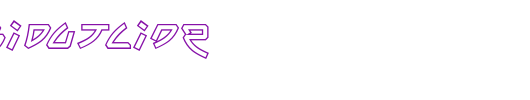 TsunamiOutline.ttf类型，T字母英文