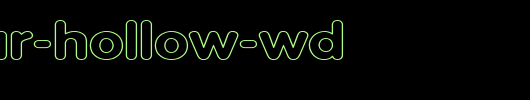 Tubular-Hollow-Wd.ttf类型，T字母英文